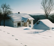 Chata zimą